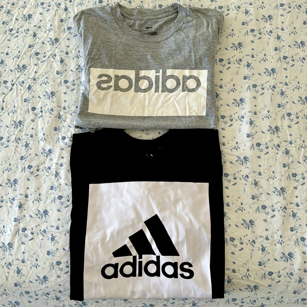 Adidas Men’s T-shirt lot (2) both mediums